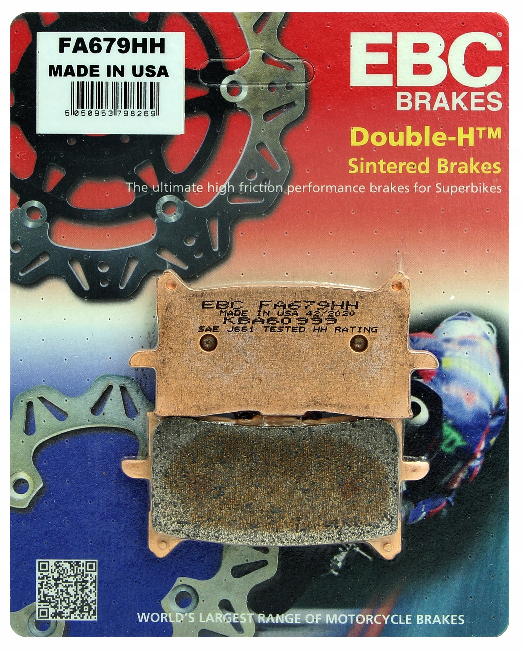 ГАЛЬМІВНІ КОЛОДКИ EBC FA679HH