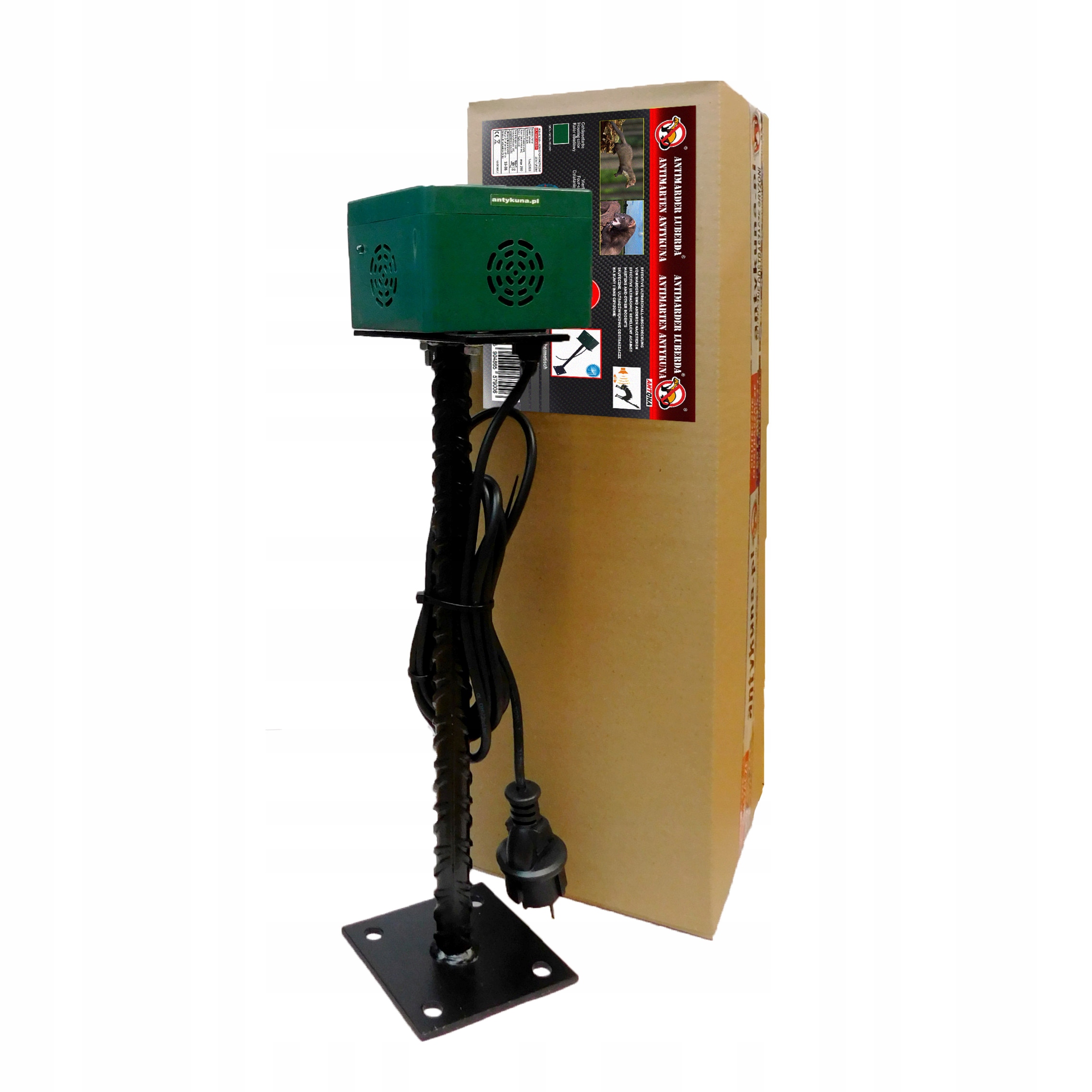 Odstraszacz Kun Hermetyczny Strong Kot Ogród Pojedynczy 4 Stronny 230V