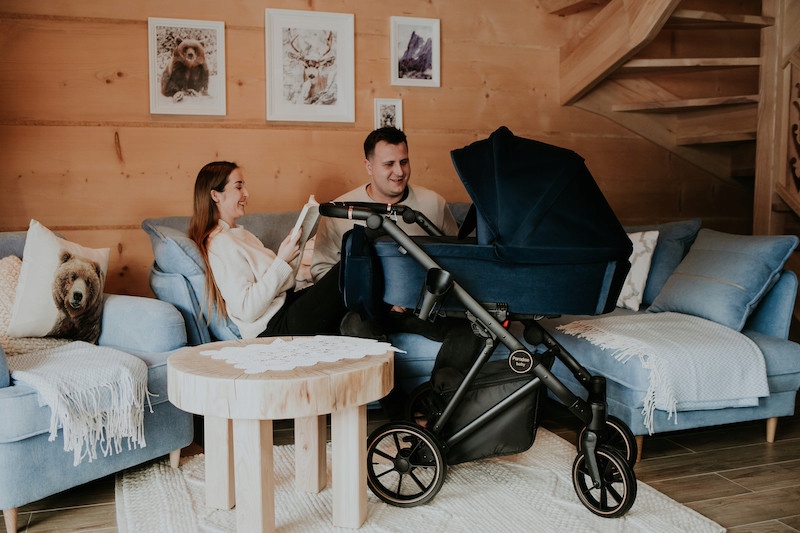 Paradise Baby VR - Polski wózek 2w1 07 + adaptery Liczba kół 4