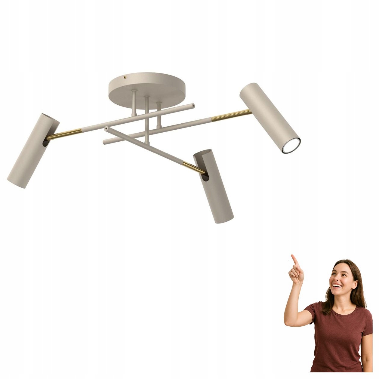 Stropní svítidlo s bodovým osvětlením Axion 277 Luminex