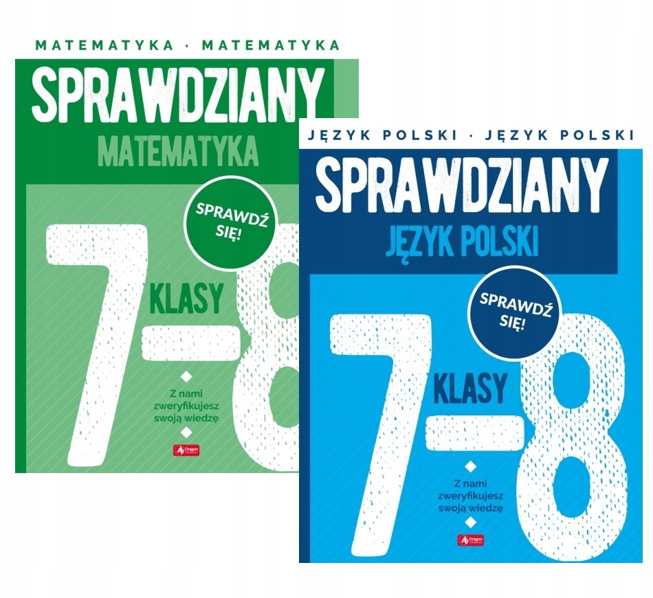 

Sprawdziany dla klasy 7-8 2w1 Pakiet Polski Matma