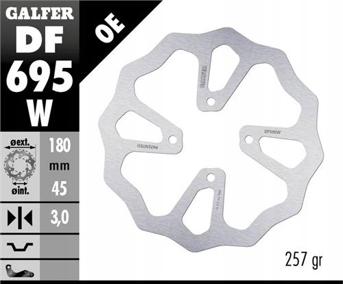 Galfer Brzdový Kotúč Zadný Ktm 65 Sx '23-, Husqvarna Tc 65 '23-, Gas Gas M