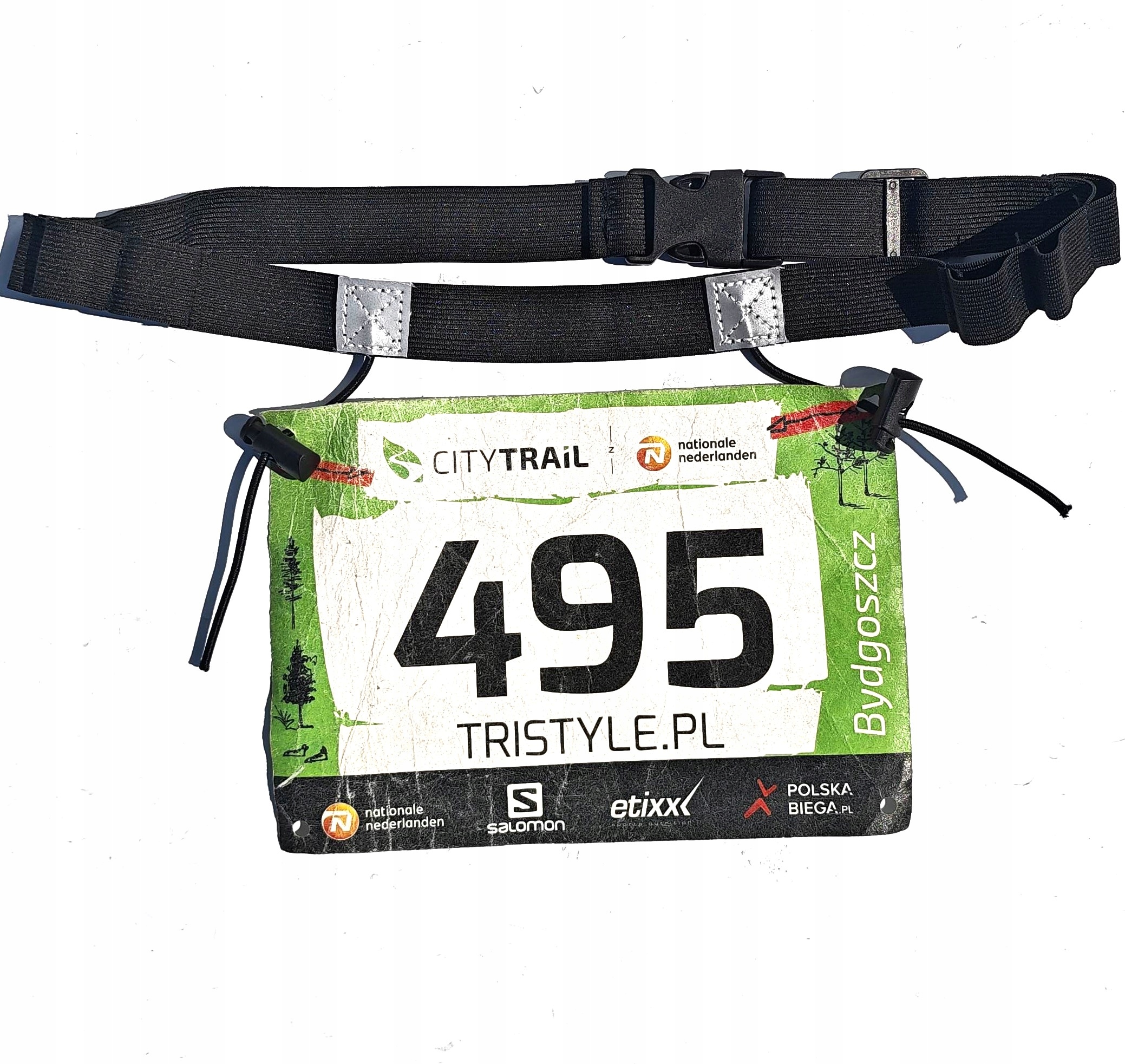 Pasek do biegania na numer startowy race belt