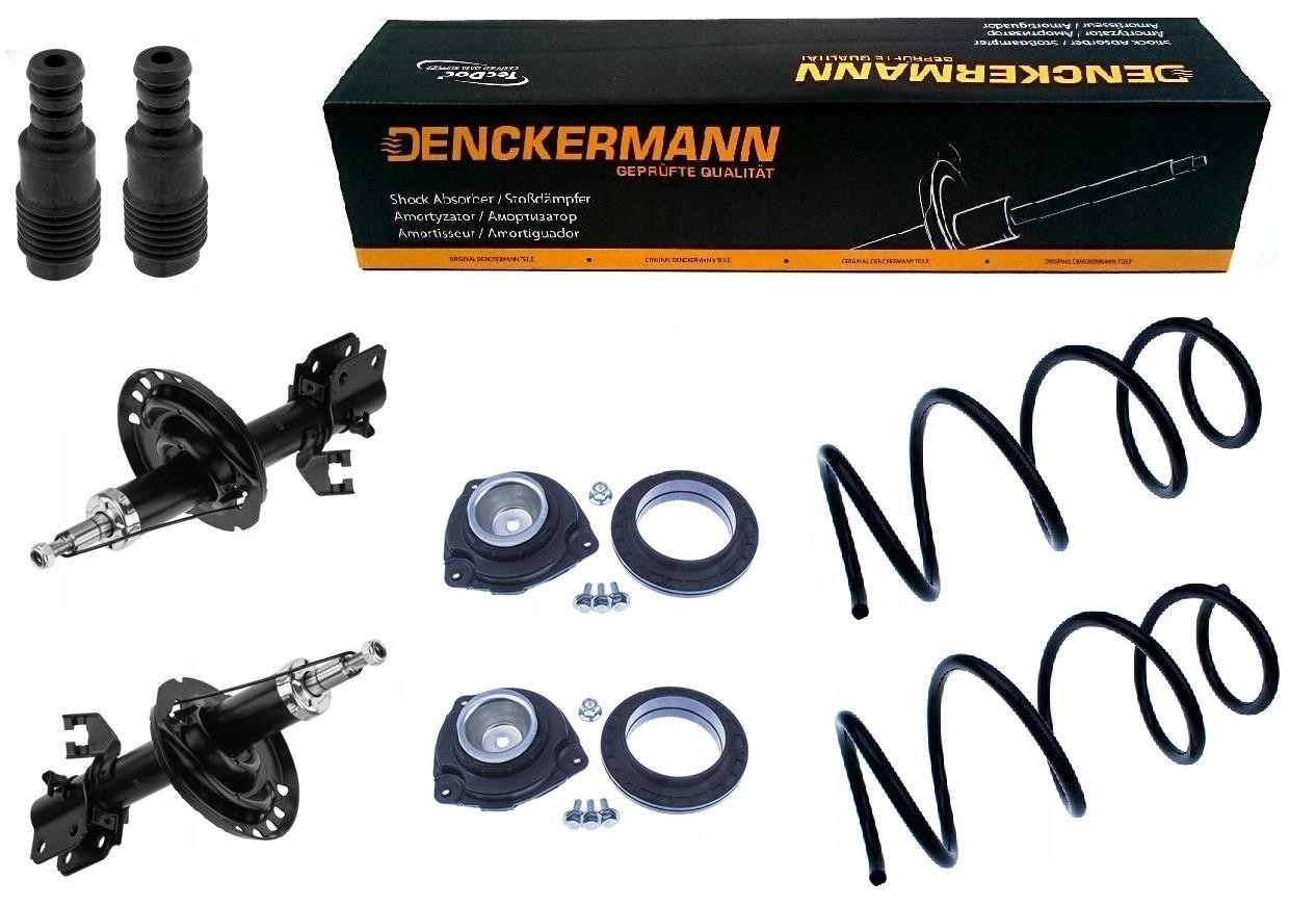 Tlumiče Pružiny Krytu Upevnění Nissan Micra K12 1.5 DCI Přední Sada