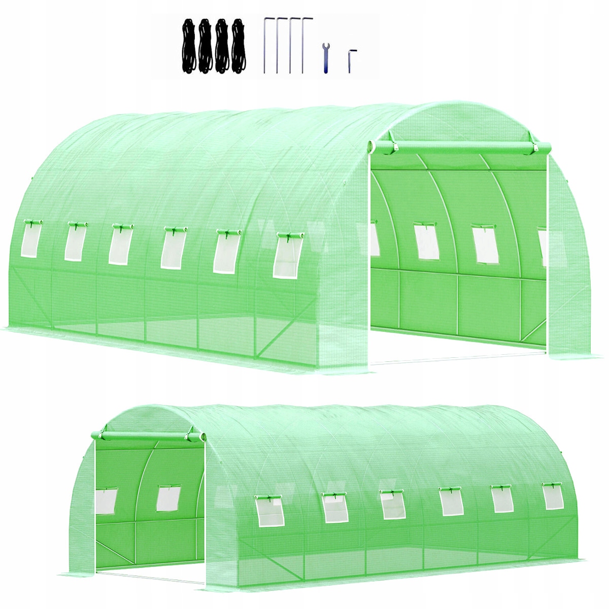 

Tunel Foliowy Szklarnia 3x6m Folia Ogrodowa 18m2