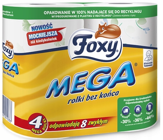 

Papier Toaletowy Foxy długi 4 rolki