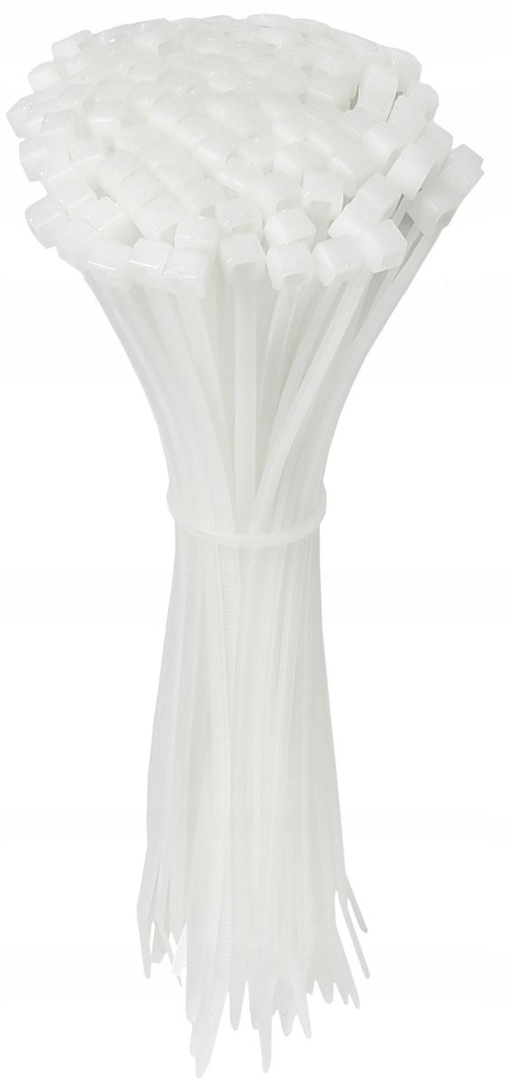 25x OPASKI ZACISKOWE KABLOWE ZIPERKI TRYTKI TRYTYTKI ODPORNE MOCNE 7,6x400 Liczba sztuk 25 szt.