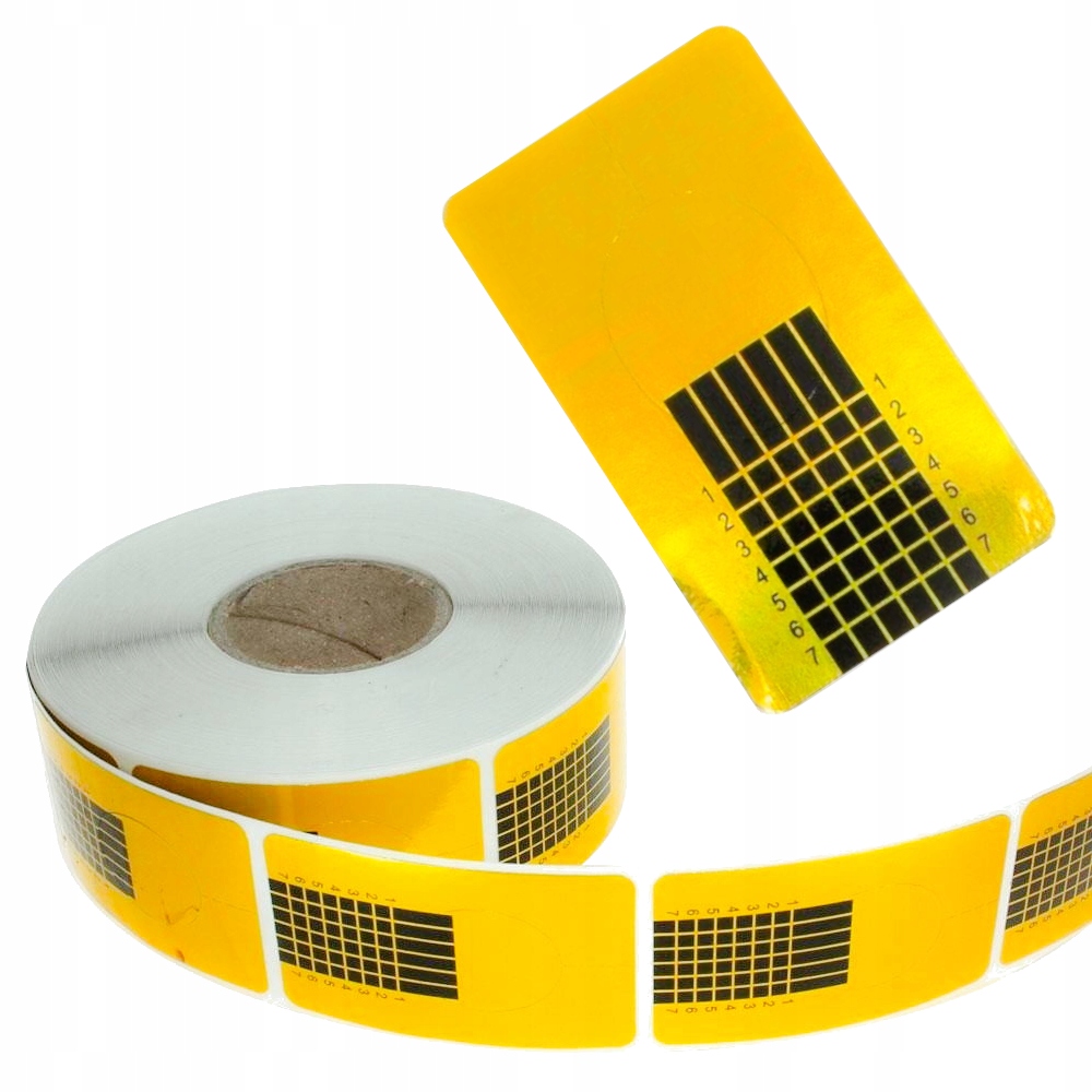 500 SZABLONY formy do paznokci żel akrylożel rolka