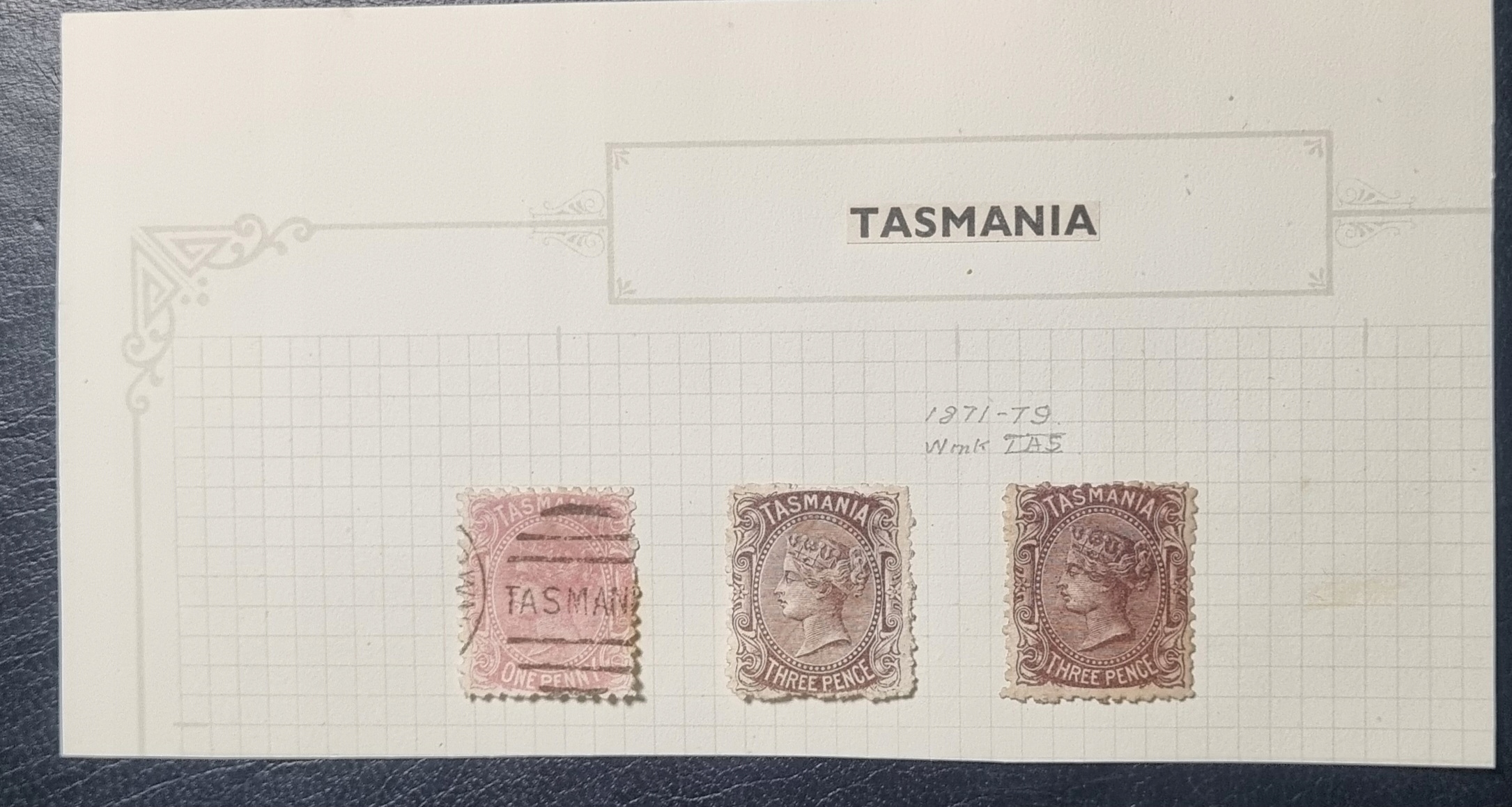 Znaczki świata Świata Tasmania