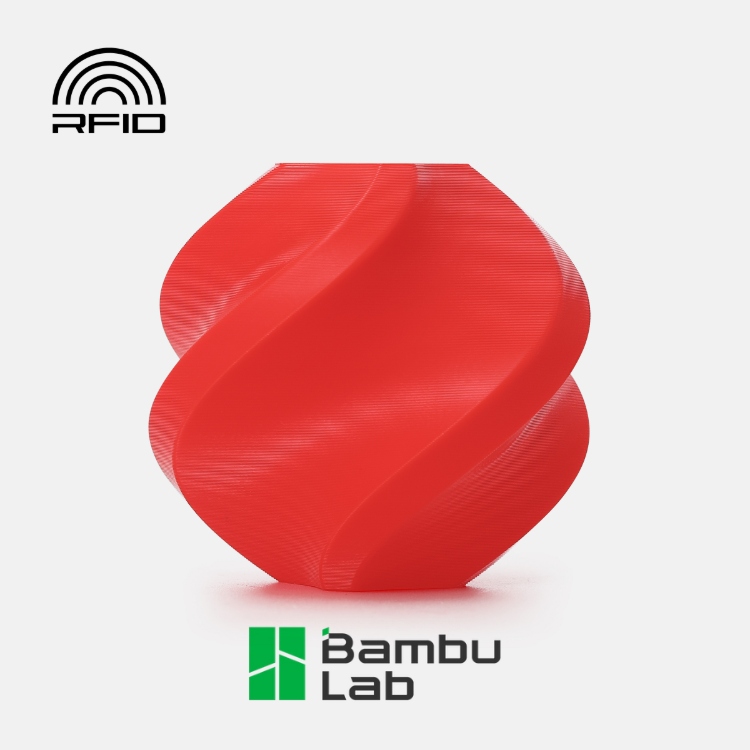 Filament PETG Bambu Lab 1,75 mm 1000 g czerwony szpulą