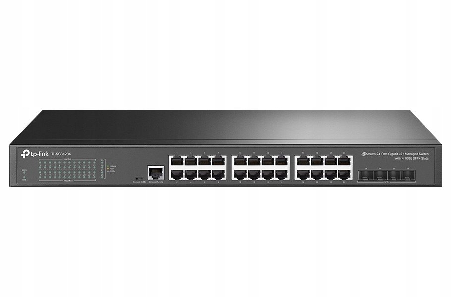 TP-Link TL-SG3428X JetStream 24-Port Gigabit L2 Managed Switch 4x 10