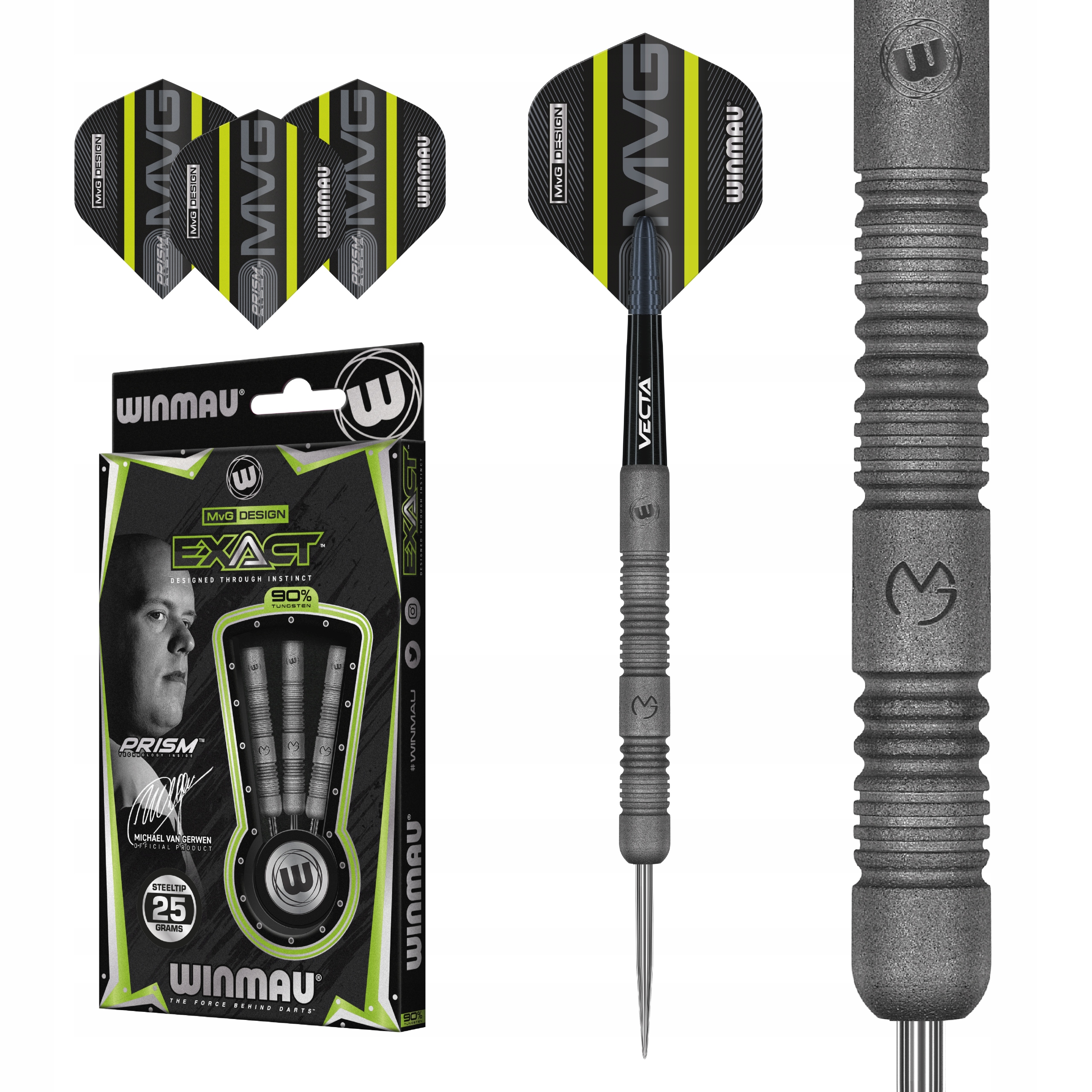 Вольфрамовые дротики Winmau MvG ASSAULT 26g купить с доставкой из