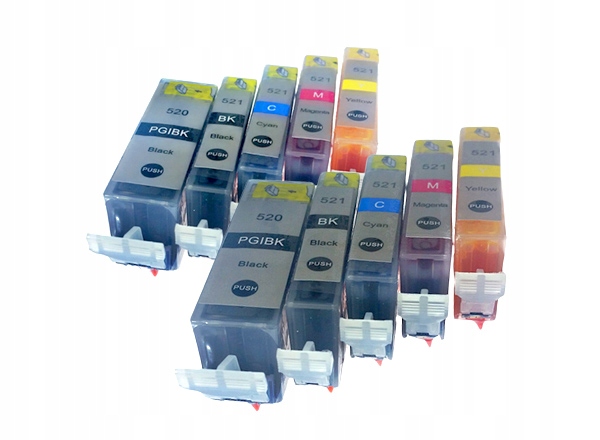 

10x Tusze Do Drukarki Canon MP545 MP550 MP560 520