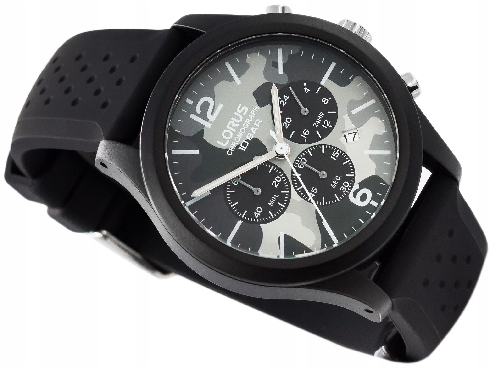 Pánské Hodinky Lorus RT397HX9 Chronograf Maskáčový 100 M