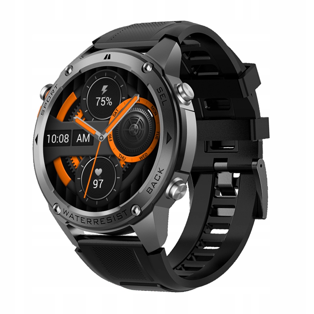 Blavec Smartwatch Męski Damski Zegarek Wodoodporny M-03 Predator Amoled Gps