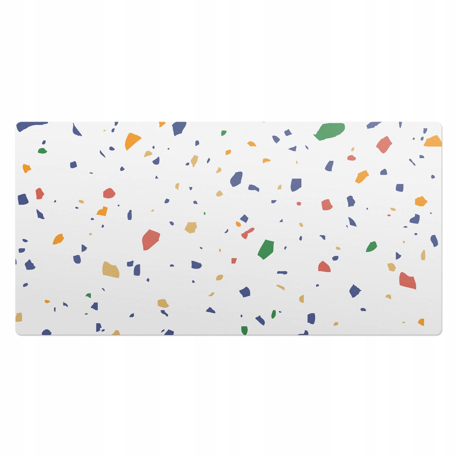 Vinylová podložka na stůl s grafikou Duhové kousky radosti 100 x 50 cm