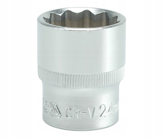 

Yato Nasadka 1/2" 24mm 12-Kąt Crv Krótka