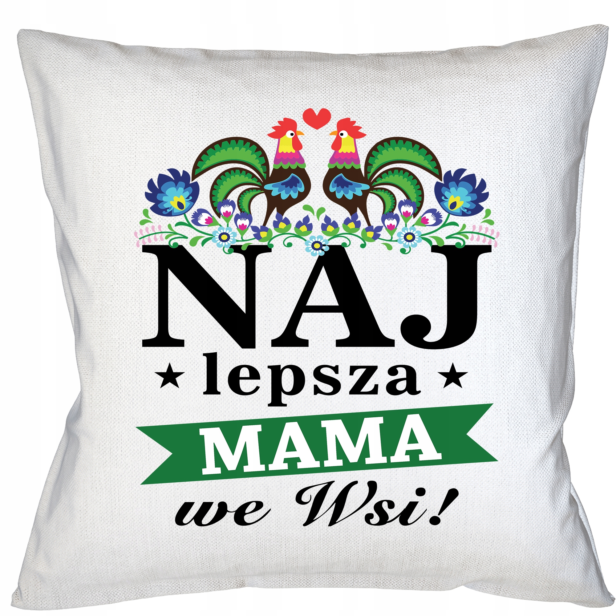 

Poduszka Najlepsza Mama We Wsi Prezent Dzień Matki