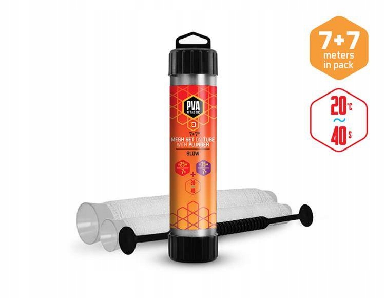 Siatka Pva n'tastic mesh na tubie Zestaw 2w1 7+7m 25+35mm Delphin