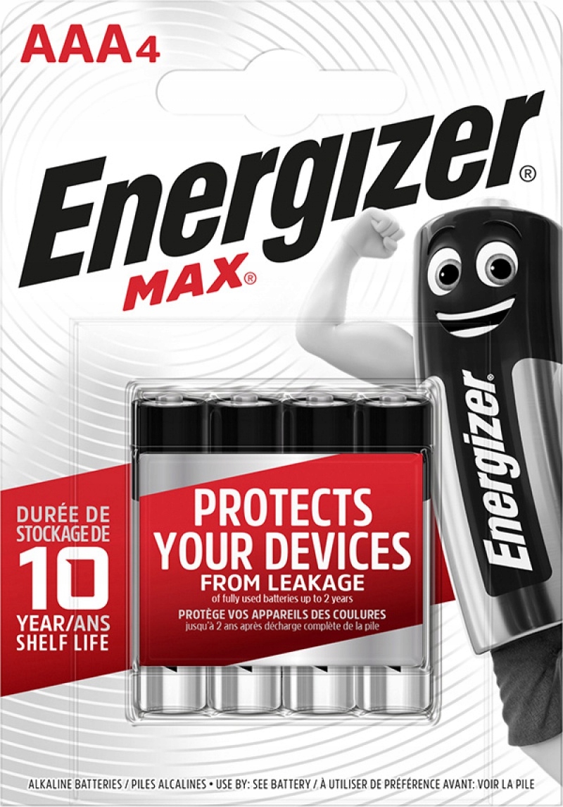 

Bateria Energizer Max Aaa LR03 1,5V 4szt