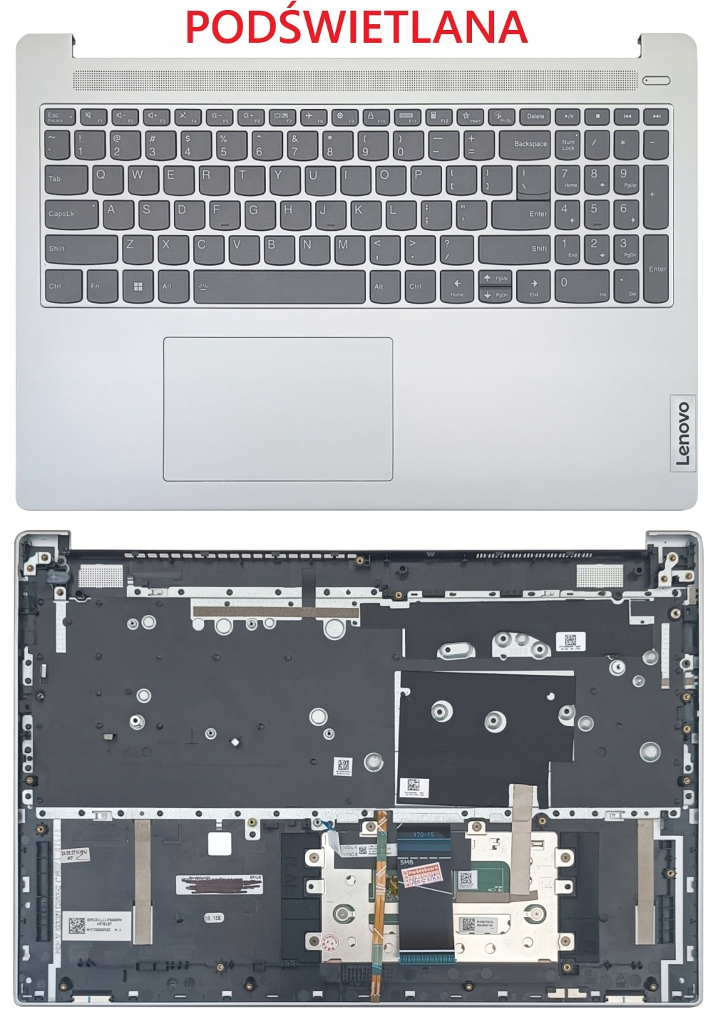 Nová Palmrest Klávesnica Lenovo IdeaPad Slim 5-16IRL8 5-16IAH8 Led Podsv.