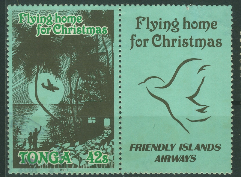Tonga 42 s. - Friendly Islands Airways