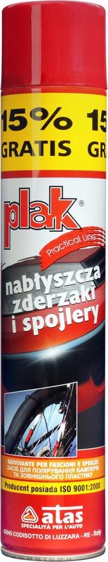 Plak Nabłyszcza zderzaki i spojlery