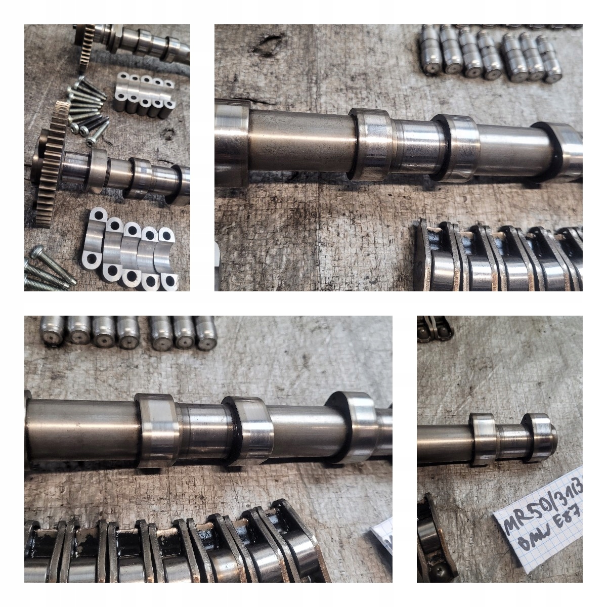 hlava OE 778752105 + vačky + HYDROPOPYCHACZE BMW E87 2.0D M47