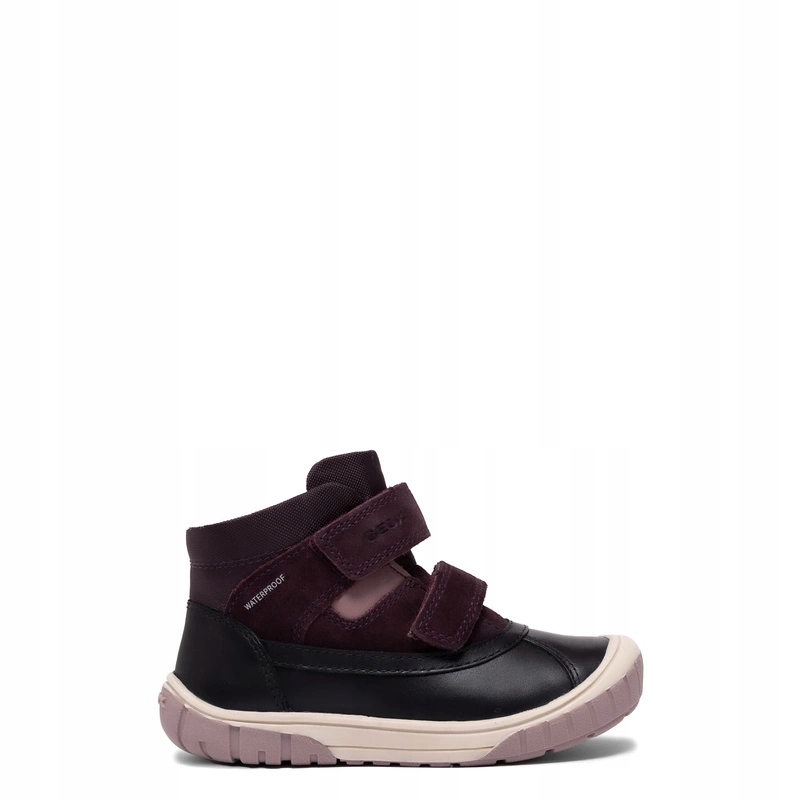 Geox Botki Dziewczęce Black/Dark Purple B462LC022FUBK r.27