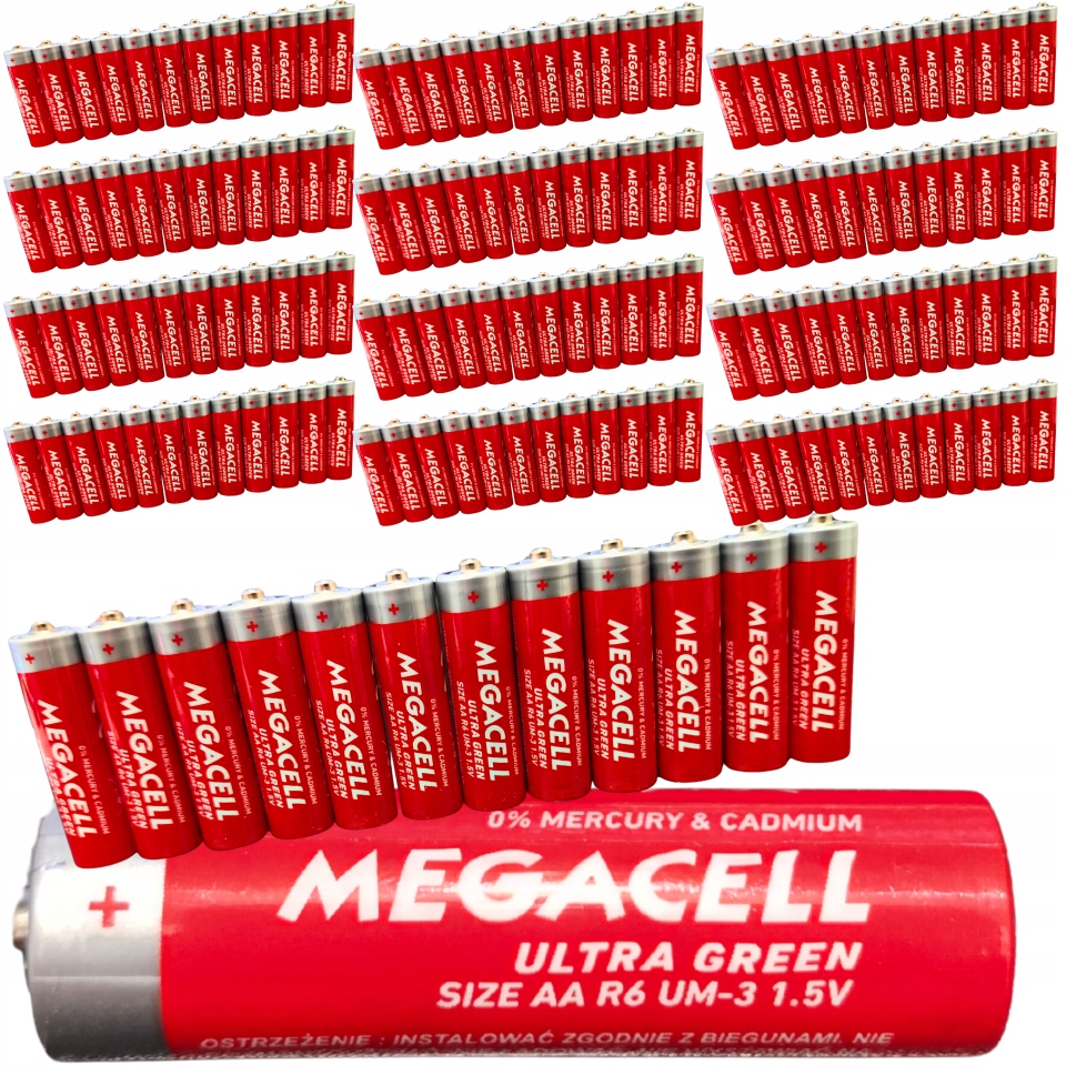 Set 156 x Baterie Aa Tužkové Baterie LR06 R6 1.5V Výkonné