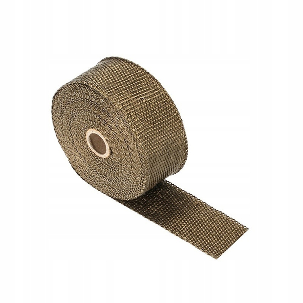 BANDAŻ TAŚMA TERMICZNA WYDECHU 10M BRĄZOWY Producent bez marki