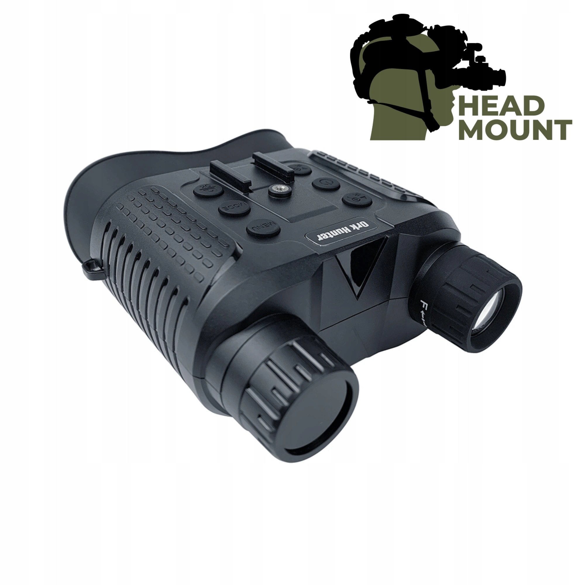 Noční vidění na hlavu Ork Hunter HB2: Dosah 400m, 3000mAh, Zoom 8x