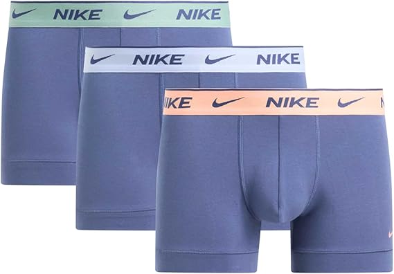 Nike Pánské Boxerky Trunk 3PK Modré vel. L