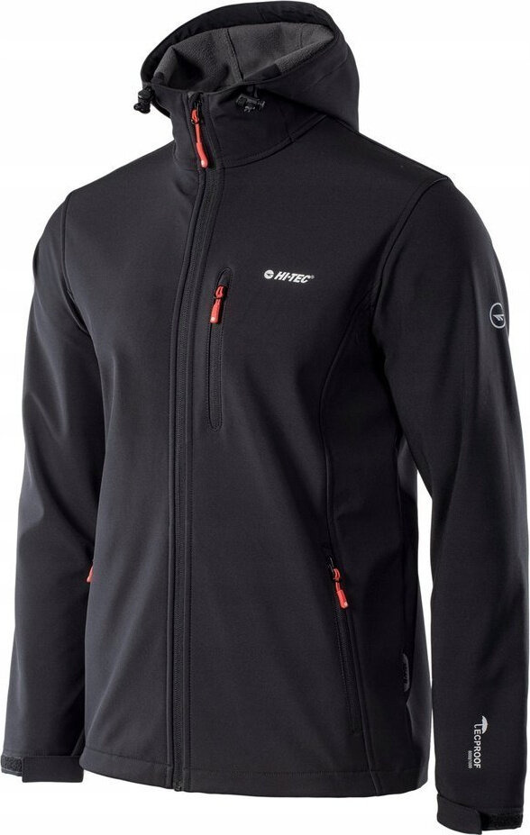 Pánská Přechodná Bunda Softshell Membrána 8000MM Hi-tec Caen Velikost XXL