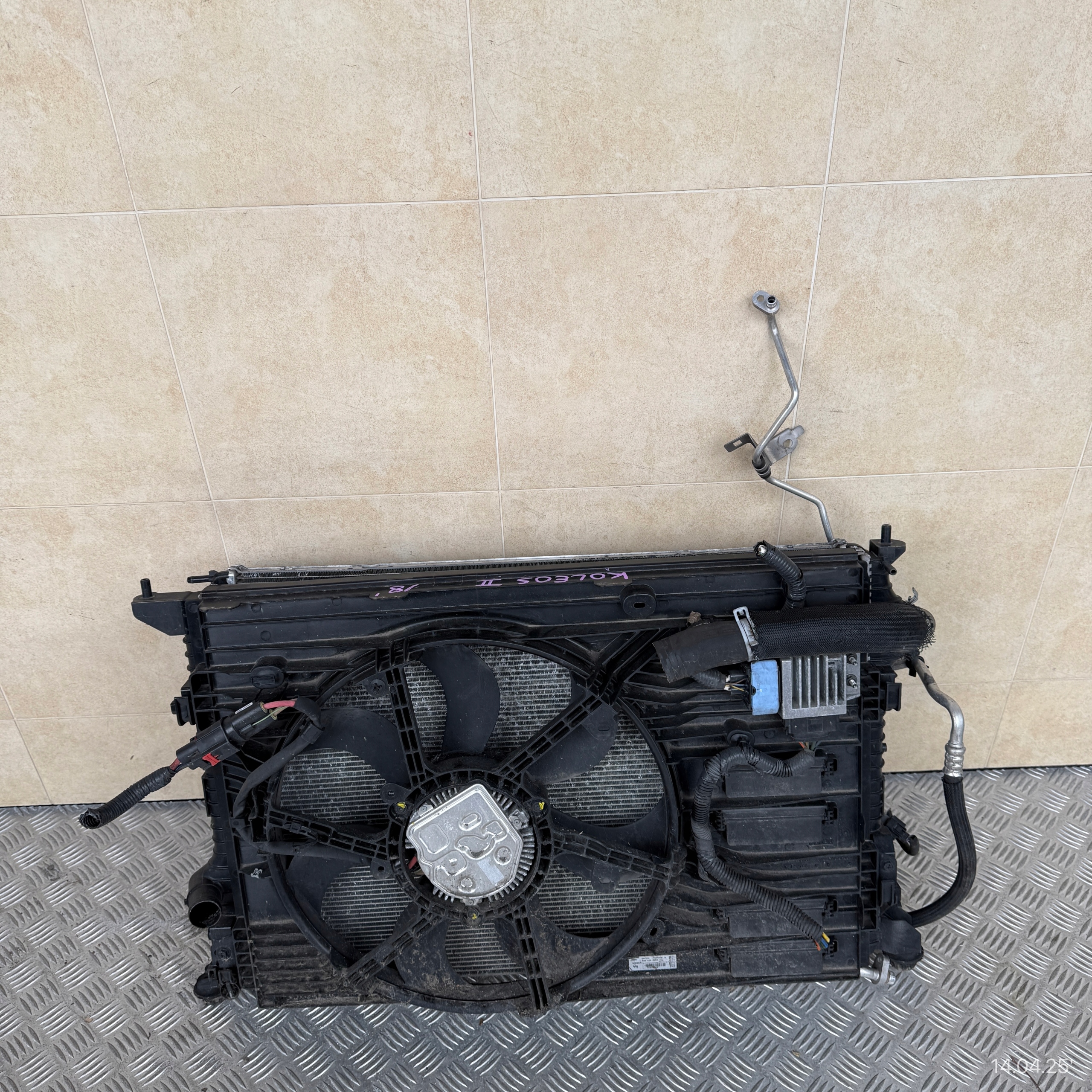 radiator RENAULT KOLEOS II 2018 ROK 1.7 ADBLUE
