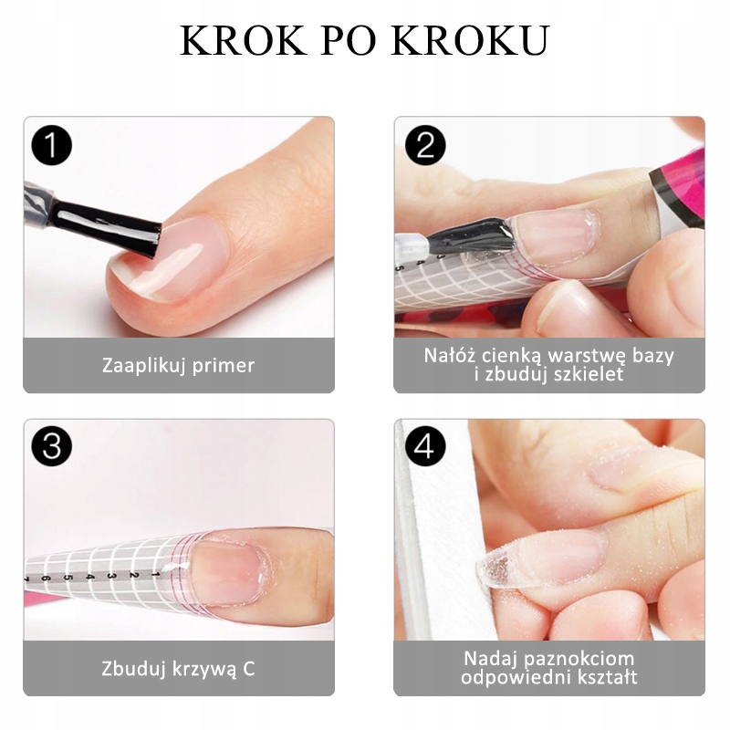 Nails Company Baza Przedłużanie 11ml Powder Pink Pojemność 11 ml