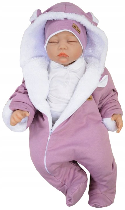 KOMBINEZON PAJAC KOMPLET OCIEPLANY CZAPKA 68 L500D Rodzaj niemowlęcy