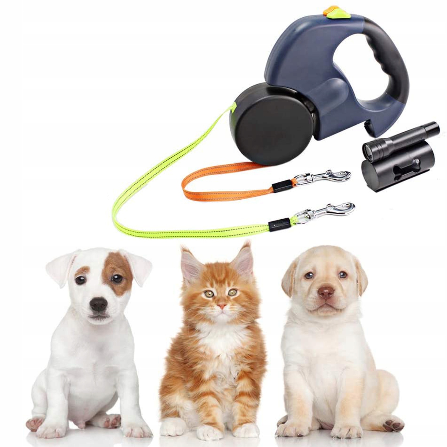 Levně Vodítko Automatická Pro Psa Páska S Blokádou 3 m 10 kg