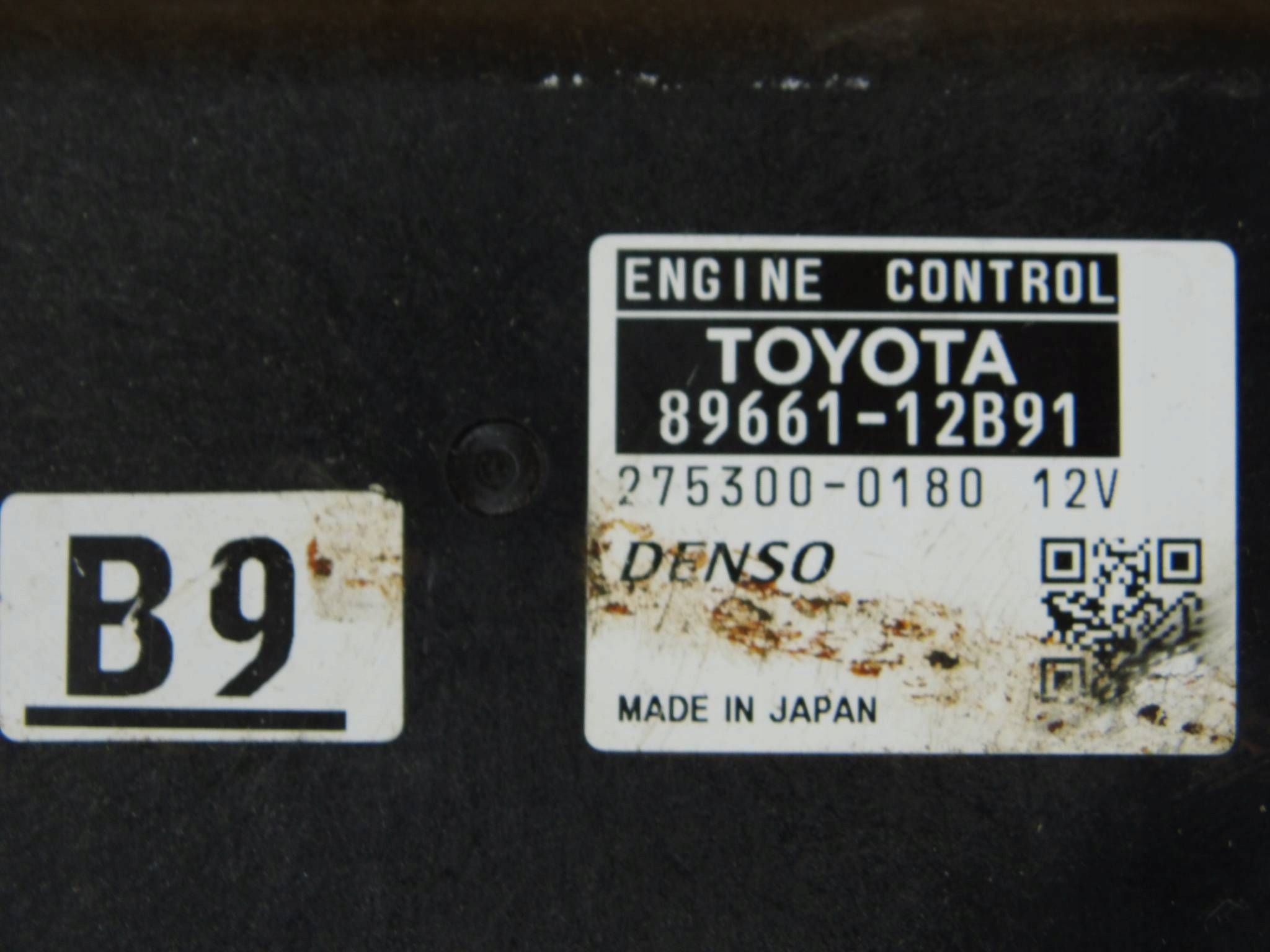 Toyota Auris e 2006-2009 modulo computer Centralina Motore ECU 89661-12B91