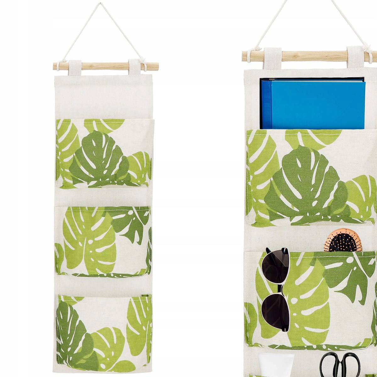 WISZĄCY ORGANIZER MATA NA ŚCIANĘ DRZWI ŁAZIENKI WIESZAK ZABAWKI 3 KIESZENIE