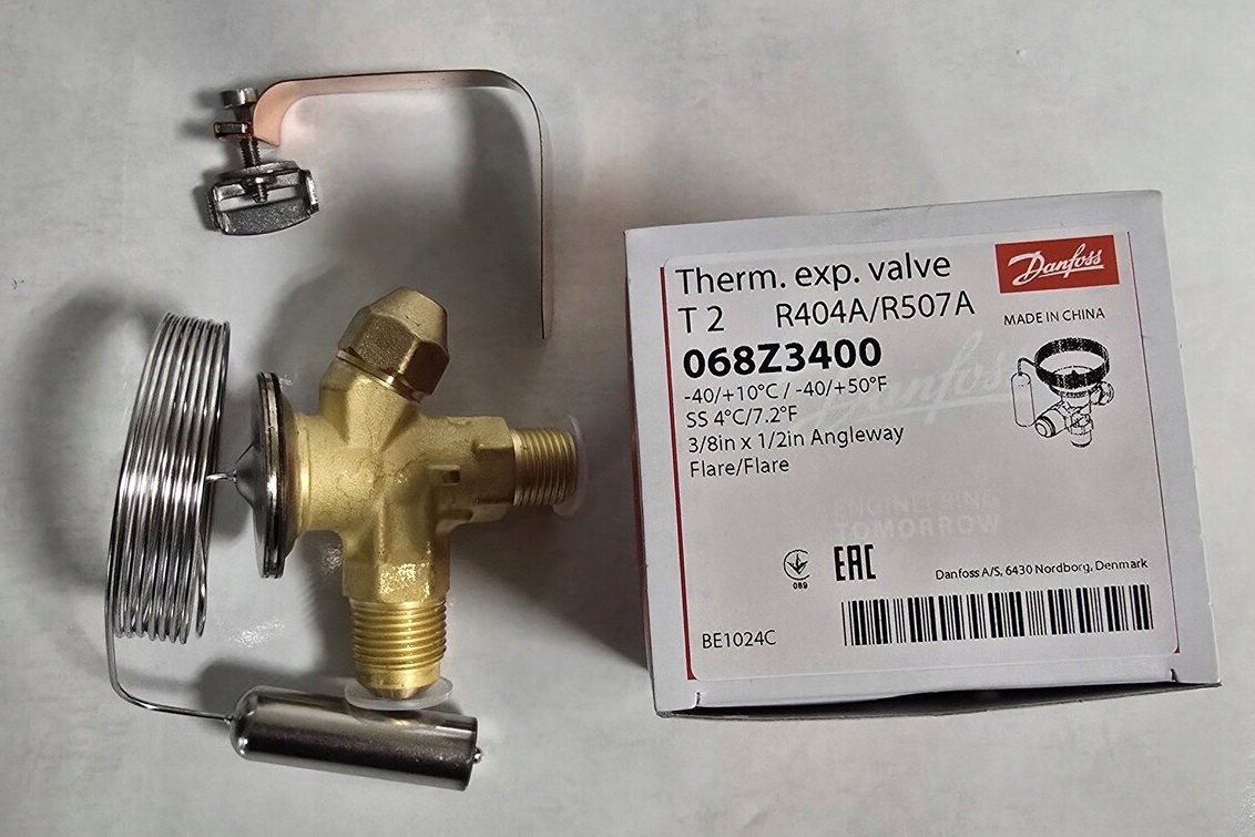 Zawór termostatyczny rozprężny skręcany Danfoss T2 R404/R507 bez wyrównania