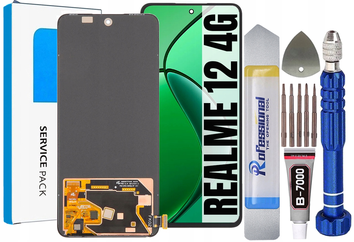 Displej Pro Realme 12 4G RMX3871 Originál Obrazovka