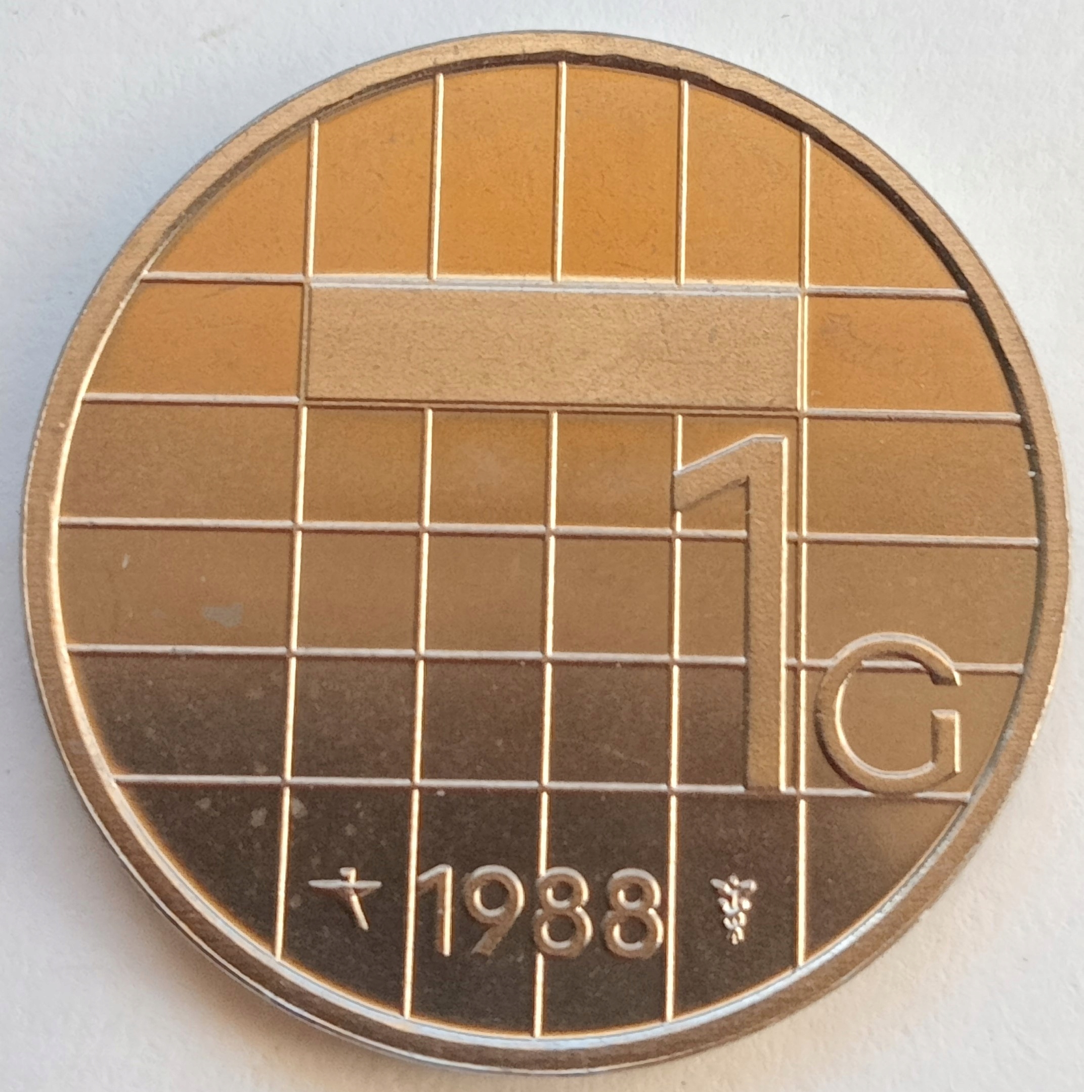 Holandia 1 Gulden 1988 Mennicza (UNC)