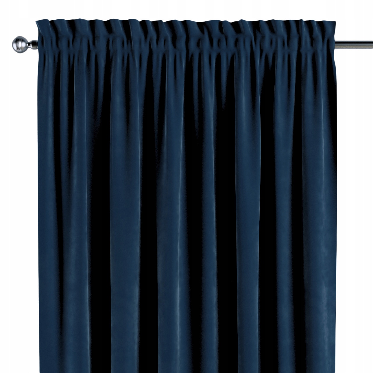 Záves na kanáli s ofinou 1 ks 130 x 245 cm, granátový