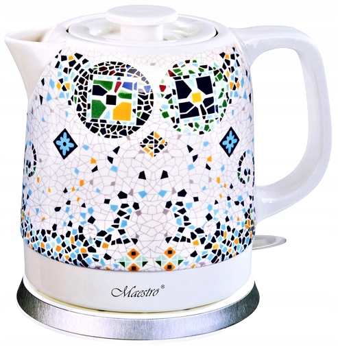Elektryczny czajnik ceramiczny 1,5l dzbanek elektryczny Maestro MR068