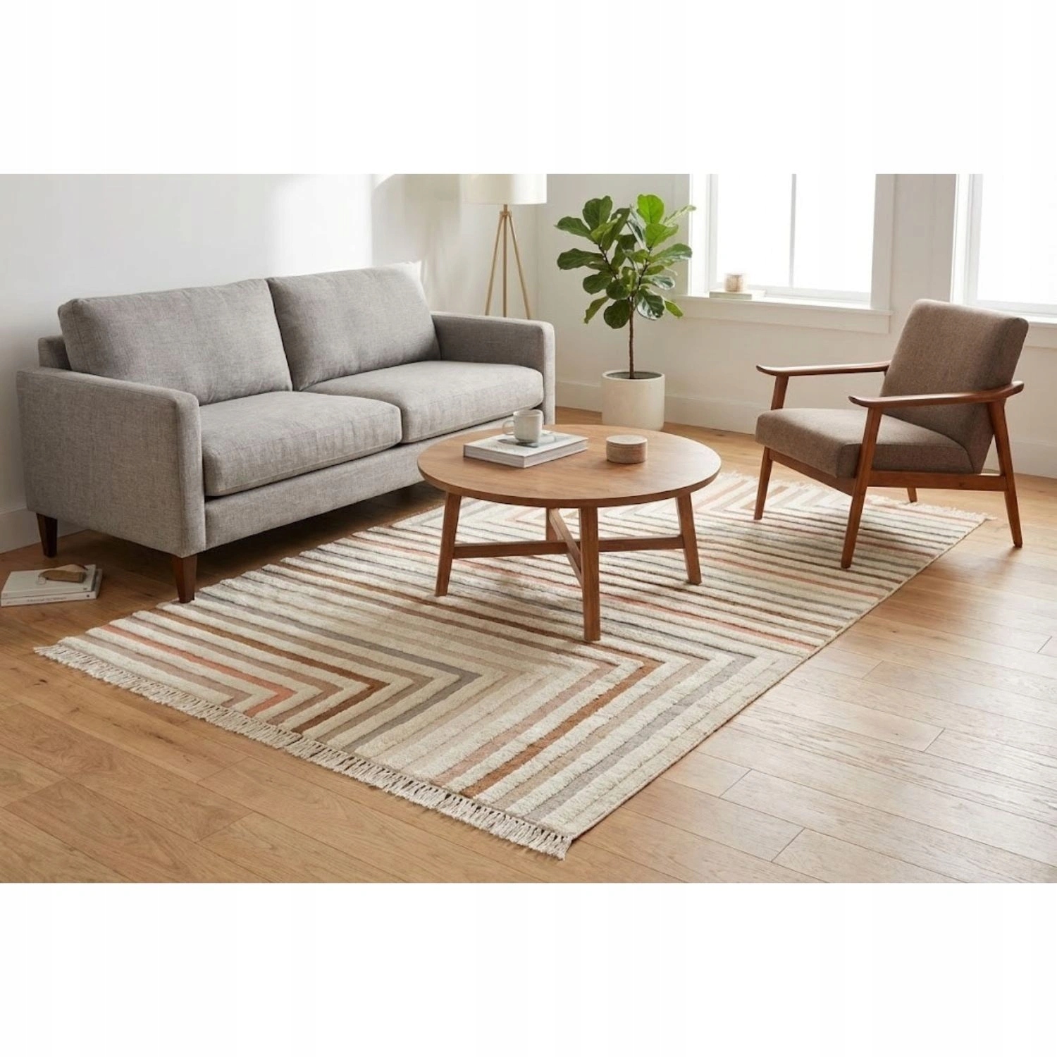 Vlnený koberec Calais obdĺžnikový, ručne tuftovaný, béžový, 200 x 300 cm