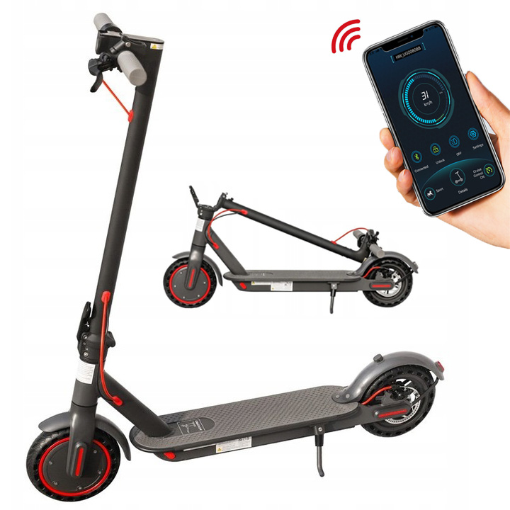 Elektrická koloběžka Aovopro ES80 350W 10,5AH 35KM 8,5" s aplikací