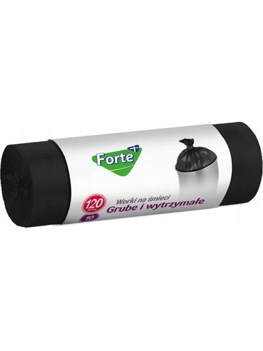 Levně 6X Ldpe Pytle na odpadky Forte+ Optima 120L 10 Ks Černé