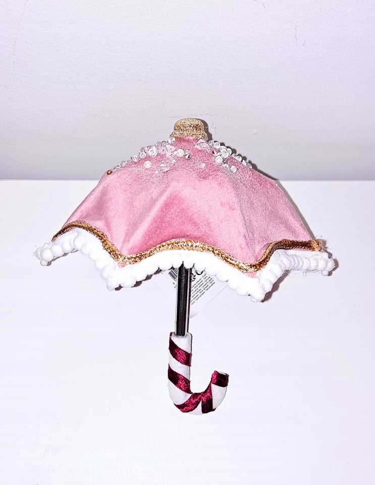 Ozdoba Ręcznie robiona Parasolka składana różowa EAN (GTIN) 8720194736845