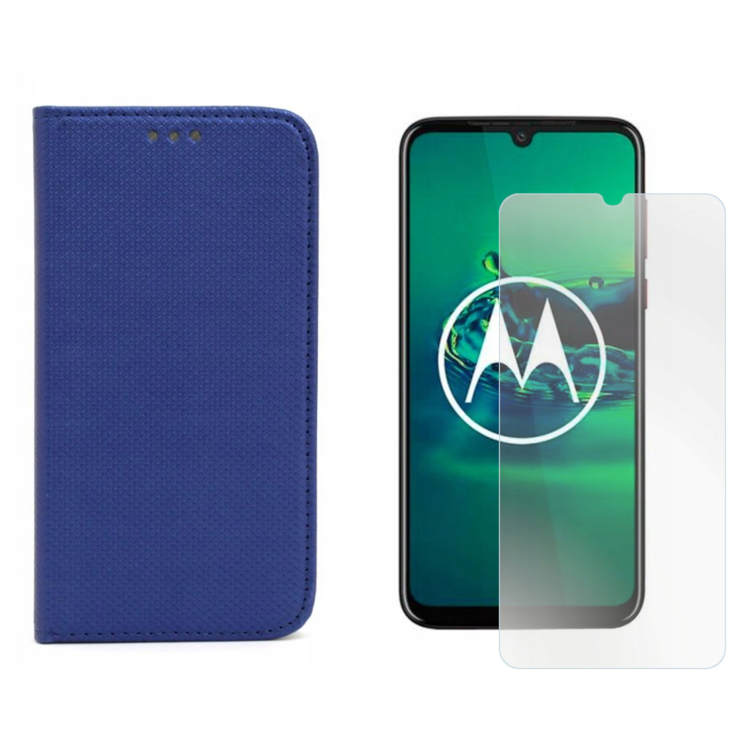 

Etui Smart Magnet do Motorola Moto G8+ gran +szkło